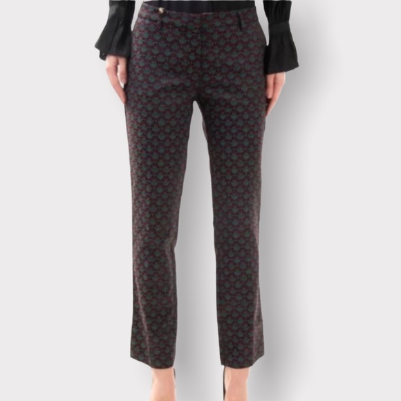 History Repeats, Jacquard Chino Trousers, Floral Pattern, Size IT 42/S - Picture 12 of 15